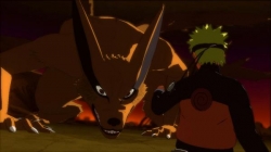 Naruto e Kurama in ninja storm